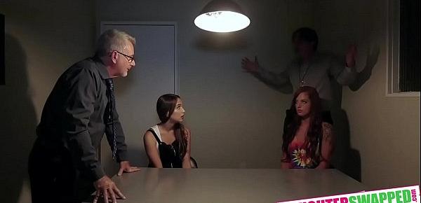  Izzy Lush , Scarlett Mae in Interrogation Penetration Pt.1